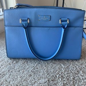 Light blue Kate Spade bag/cross body